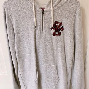 Boston College Grey Quarter Zip